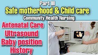 Antenatal Care amp Ultrasound WHO Recommendations for Maternal amp Child Health  CHN by Tutor [upl. by Annav]