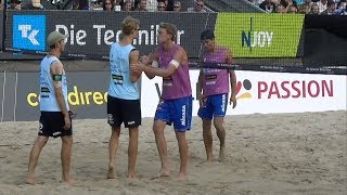 Finale der Deutschen BeachvolleyballMeisterschaft 2018 am Timmendorfer Strand [upl. by Hayotal651]