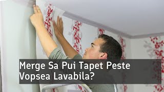 Merge Sa Pui Tapet Peste Vopsea Lavabila  XTDeco [upl. by Odille]