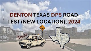 Denton Texas DPS Road Test  DL New Location 2024  Dash Cam Video dps dmv dentontexas [upl. by Etteve39]