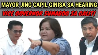 VICE GOVERNOR PINEDA SUMABOG SA GALITPORAC MAYOR CAPIL GINISA SA HEARING [upl. by Beebe972]