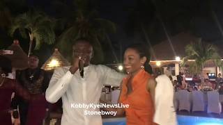 Nana Konadu Agyeman Rawlings and her daughter Zanetor Join Stonebwoy On the Dance floor [upl. by Ganiats]