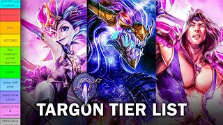 💎 LEAGUE OF LEGENDS TIER LIST TARGON 💎 [upl. by Thayne]