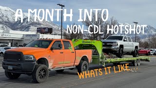 A MONTH INTO NON CDL HOTSHOT  WHAT IT COSTS TO BE A NEW OWNER OP IN 2024 [upl. by Anibas]