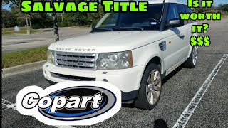 Copart Salvage Title Range Rover Is it worth it [upl. by Atnuahs]