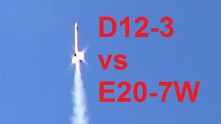 Estes D Region Tomahawk D123 vs E207W [upl. by Alvita965]