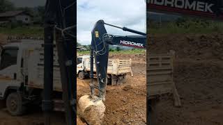 Large scale excavator excavation video [upl. by Marvella512]