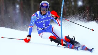 Clement NOEL  Winner  Slalom Run 1  Chamonix FRA  2024 [upl. by Oruntha335]