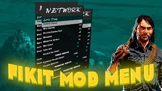 Fikit Network Mod Menu  Red Dead Online  Best Mod  Many Functions  Free Download  Undetected [upl. by Eenahs147]