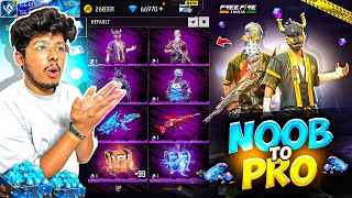 Free Fire Poor Id To Rich Id In 15000 Diamonds😍💎 I Got All Items Permanent🛍️ Garena Free Fire [upl. by Annaeiluj446]