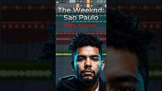 How quotSao Pauloquot by Weeknd Was made FL  Studio Remake  FLP flp flremake musicproducer [upl. by Tarah]