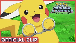 Pikachu’s a Prime Suspect  Pokémon Master Journeys The Series  Official Clip [upl. by Eigriv155]