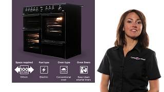 Flavel Milano 100 MLN10CRK Electric Range Cooker  Black  Product Overview  Currys PC World [upl. by Edak]