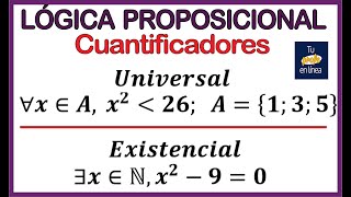 ‼️LÓGICA PROPOSICIONAL 10 Cuantificadores [upl. by Markman]