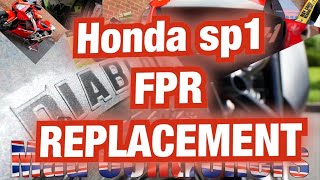 HONDA VTR 1000 SP1  Fuel pressure regulator replacement [upl. by Losyram]