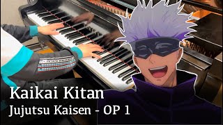 Kaikai Kitan  Jujutsu Kaisen OP 1 piano [upl. by Viradis851]