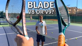 Wilson Blade 104 V9 review and V8 comparison [upl. by Egerton]