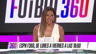 Luciana Rubinska debutó en la conducción de F360  ESPN 2912024 [upl. by Legnaleugim]