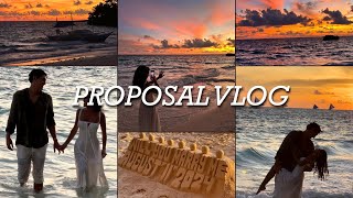 WERE ENGAGED  Full Proposal Vlog [upl. by Kaleena]