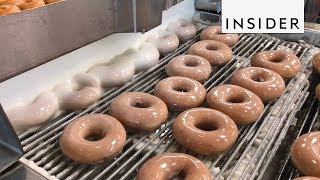 How Krispy Kreme Doughnuts Are Made [upl. by Thetes]