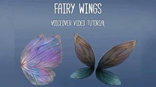 Fairy Wings digital art tutorial [upl. by Attenreb406]