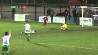 FA Trophy Second Round Replay  Lincoln City vs Carshalton Athletic Wed 18th Jan 2012 [upl. by Garlan]