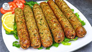 Restaurant Style Seekh Kabab Recipe Make With Chicken Beef Soft Chicken Seekh Kabab At Home [upl. by Rinum]