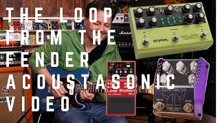 Fender Acoustasonic  The loop you wanted to learn [upl. by An]