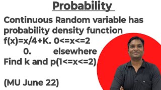 Probability density functionintegration type Example o3 [upl. by Bekah]