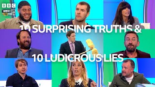 10 Surprising Truths amp 10 Ludicrous Lies  Volume 1  Would I Lie To You [upl. by Kolodgie987]