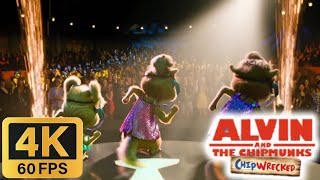 Alvin and the Chipmunks Chipwrecked 2011  Chipettes And Chipmunks Performing 4K60FPS [upl. by Avrenim814]