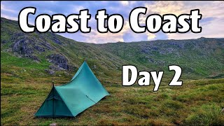 Wainwrights Coast to Coast walk  Day 2 Into the Lake District Hiking and Wild Camping [upl. by Analram]