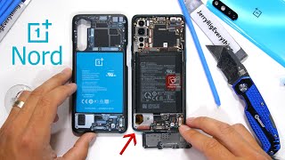 Oneplus Nord Teardown  How many corners were cut inside [upl. by Aniahs]