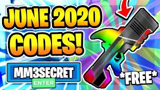 JUNE 2020 ALL SECRET OP GODLY MURDER MYSTERY 3 CODES 🌈CHROMAS🌈Roblox MM3 [upl. by Crescentia]