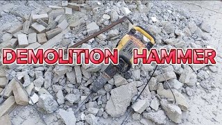 Satisfying construction demolition hammer machine [upl. by Htessil35]