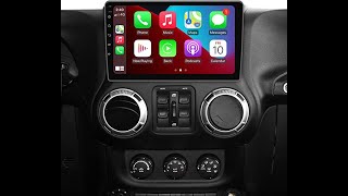 Android 101quot Radio for My Jeep Wrangler [upl. by Ydwor]