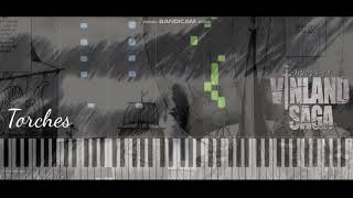 Vinland Saga ED  Torches  Piano cover  Tutorial [upl. by Garlan]