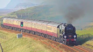 Braunton accelerates through Seascale 310824 [upl. by Nlycaj747]