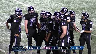 Kelso vs Heritage varsity football  March 12 2021 [upl. by Lilahk]