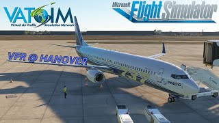 MSFS 2020 VFR flying HANOVER day 27  VFR FLIGHT MSFS2024 live vatsim [upl. by Justis615]