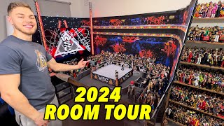 HUGE WWE Action Figure Room Tour 2024 [upl. by Aehtla671]