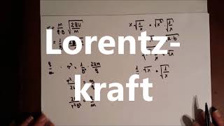 Q1 Massenspektrometer Lorentzkraft und Wienscher Geschwindigkeitsfilter [upl. by Annoirb]