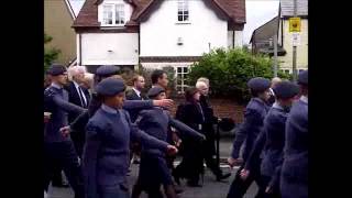 robin gibbs funeral procession [upl. by Wickner]