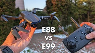 E88 Pro VS E99 Pro Drone  Whats the Difference Full Comparison Review [upl. by Adnarym774]