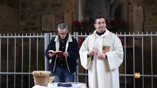 Gubbio festa di SantAntonio abate [upl. by Ahsirpac]