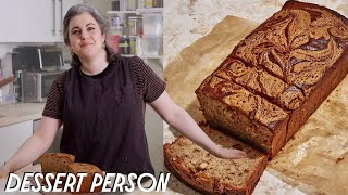 How To Make The Best Banana Bread  Dessert Person [upl. by Bannasch618]