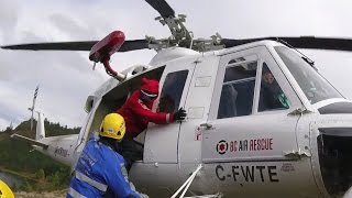 SAR Helicopter Hover Entry  Exit Training [upl. by Eitsyrc778]