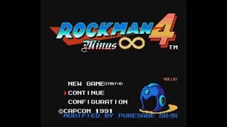 Rockman 4 Minus Infinity NESFC  Hard Mode Longplay [upl. by Aicenet]