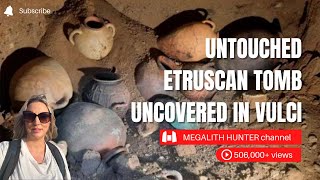 ETRUSCAN Tomb Uncovered In VULCI [upl. by Ylrad]