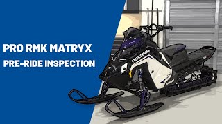 2022 Pro RMK Matryx  PreRide Inspection  Polaris Snowmobiles [upl. by Zoeller]